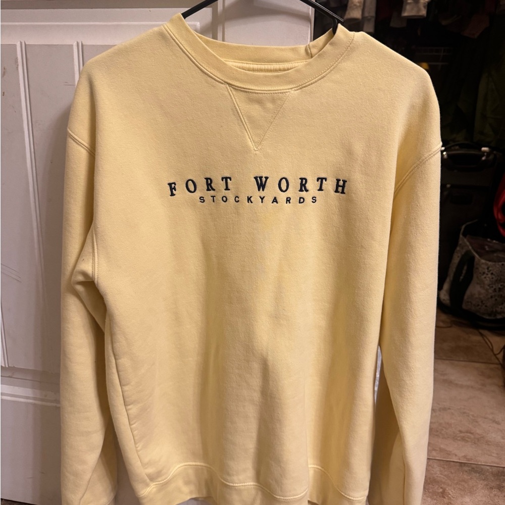 Yellow Crewneck Sweatshirt
